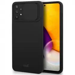 Cool Funda con Protección de Cámara Negra para Samsung Galaxy A72