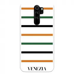 Funda Licencia Oficial Venezia Football Club Fondo Blanco Rayas para Xiaomi Redmi Note 8 Pro