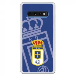 Funda Oficial Real Oviedo Escudo Ro Para Samsung Galaxy S10 Plus