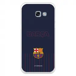 Funda Para Samsung Galaxy A5 2017 Del Barcelona Barsa Fondo Azul - Licencia Oficial Fc Barcelona