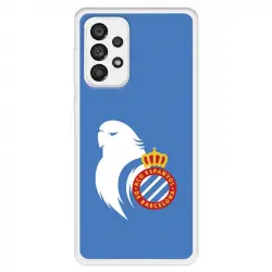 Funda Para Samsung Galaxy A73 5g Del Escudo Perico - Licencia Oficial Rcd Espanyol