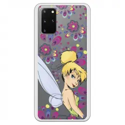 Funda para Samsung Galaxy S20 Plus Oficial de Disney Campanilla Flores Peter Pan