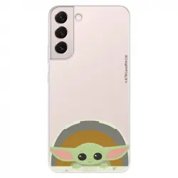 Funda para Samsung Galaxy S22 Oficial de Star Wars Baby Yoda Sonrisas - The Mandalorian