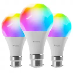 Nanoleaf Essentials Bulb A60 Pack de 3 Bombillas LED RGB Regulable 9W B22