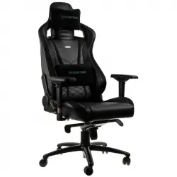 Noblechairs Epic Cuero PU Silla Gaming Negra/Verde