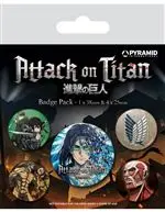Pack de chapas Ataque a los Titanes