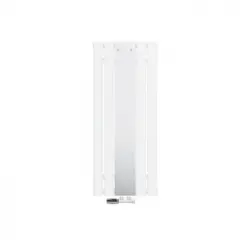 Radiador De Baño Plano Con Espejo Y Juego De Conexión A La Pared 1200x450 Mm Blanco Ml-design