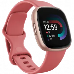 Smartwatch - Fitbit Versa 4, 1.34" FHD AMOLED, 129 209 mm, 5 ATM, Bluetooth 5.0, 6 días, Rosa