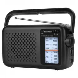 Sunstech - Radio Portátil RPS760BK Analógica