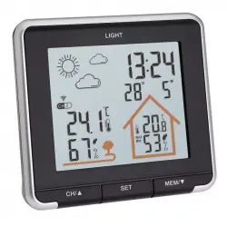 TFA Dostmann 35.1153.01 Life Estación Meteorológica Negro/Plata Batería
