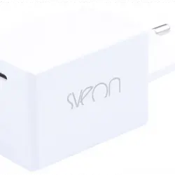 Cargador - Sveon SAC260, USB-C, 60W, Universal, Blanco