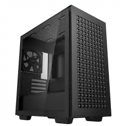 DeepCool CH370 Mini Tower MATX Cristal Templado USB 3.2 Negra