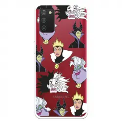 Funda Para Samsung Galaxy A02s Oficial De Disney Villanas Patrón - Villanas Disney