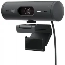 Logitech Brio 505 Webcam Full HD 1080p con Corrección de iluminación y encuadre Automático Grafito