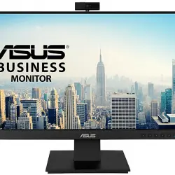 Monitor - ASUS BE24EQK Profesional, 23.8" FHD, 5ms, Webcam, Micrófono, 75 Hz, HDMI, D-Sub, DisplayPort, 3.55mm, USB, Negro