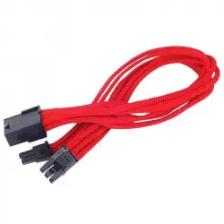 SilverStone PP07-PCIR Cable Extensor de Alimentación 8 Pin a PCI-E 6+2 Pin 25cm Rojo