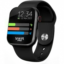 Smartwatch - Vieta Pro Beat 5, Carga Magnética, Autonomía 7 días, IP 67, Negro