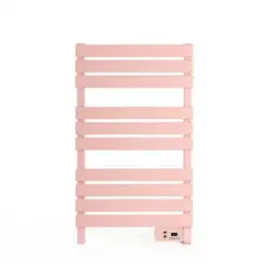 Toallero Eléctrico De Suelo O Pared - Rosa Pastel - Warm Towel 500w