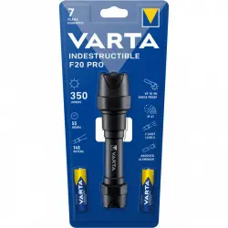 Varta F20 Indestructible Pro Linterna de Mano Negra