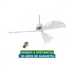 Ventilador De Techo Hunter 24283 Avalon Lona Blanco/ Blanco