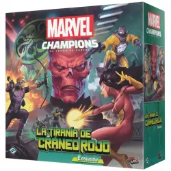 Asmodee Marvel Champions: La Tiranía de Cráneo Rojo Expansión Juego de Cartas