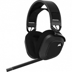 Auriculares gaming - Corsair HS80 Max Wireless, De diadema, Bluetooth, Hasta 24 horas, Steel Gray