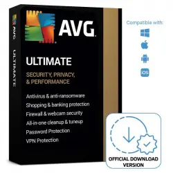 AVG Ultimate 10 Dispositivos 1 Año (Internet Security + VPN + TuneUp) Descarga Digital