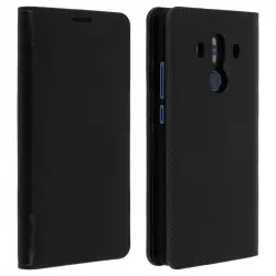 Avizar Funda Cartera Cuero Negra para Huawei Mate 10 Pro