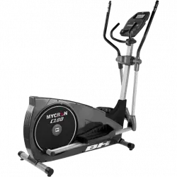 Bicicleta Elíptica - BH Fitness Mycron C180, Pantalla LCD, 24 Niveles de intensidad, 12 Perfiles ejercicio, Multicolor