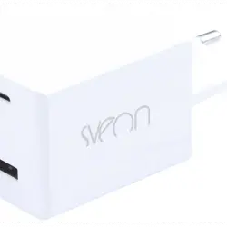 Cargador - Sveon SAC248, USB-C, Carga rápida 48 W, Blanco