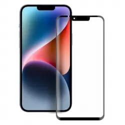 Contact Protector de Pantalla Cristal Templado para iPhone 12 Pro Max Borde Negro
