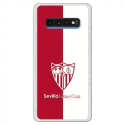 Funda Oficial Sevilla Escudo Bicolor Para Samsung Galaxy S10 Plus