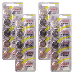 Maxell CR1616 Pilas de Litio 3V 55mAh 20 Unidades