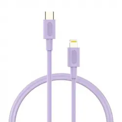 Nubbeh Elisium Cable USB-C a Lightning 1m 2A Lila
