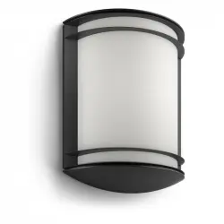 Philips Antelope Aplique Mural LED 6W 4000K 600 Lúmenes Negro