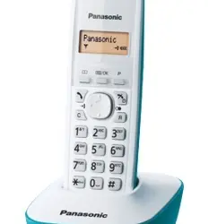 Teléfono Inalámbrico Panasonic KX-TG1611SPC Blanco/Verd