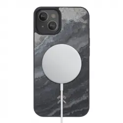 Woodcessories Bumper Magsafe Stone Funda Gris para iPhone 13 Mini