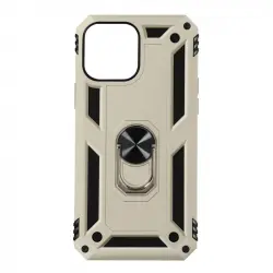 Avizar Funda Antigolpes 2 Materiales con Anillo Soporte de Vídeo Dorado para iPhone 13 Pro