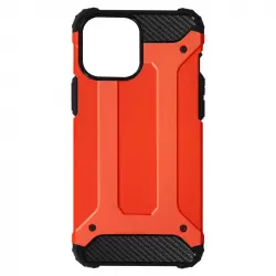 Avizar Funda Defender II Híbrida con Diseño Relieve Anticaídas Rojo para iPhone 13 Pro Max