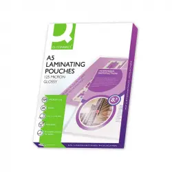 Bolsa De Plastificar Q-connect 153 X 216 Mm 125 Mc Din A5 Autoadhesivas Caja De 25 Unidades