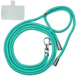 Cool Cordón Colgante Universal Verde Menta Con Tarjeta para Smartphone