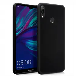 Cool Funda Silicona Negra para Huawei Y7 (2019)