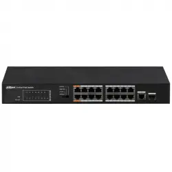 Dahua Technology DH-PFS3117-16ET-135 Switch 16 Puertos Fast Ethernet PoE+ 1 Puerto Combinado PoE