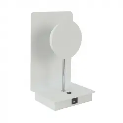 Efectoled Lámpara De Mesa Sombong Con Interruptor Blanco