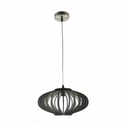 Fabrilamp Colgante Sapelli 1xe27 Madera Café 35d