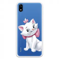 Funda Oficial Disney Marie Silueta Transparente Para Xiaomi Redmi 7a - Los Aristogatos