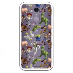 Funda Oficial Disney Toy Story Siluetas Transparente - Toy Story Para Lg Q7