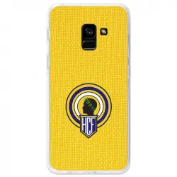 Funda Oficial Hércules Escudo Fondo Amarillo Samsung Galaxy A8 2018