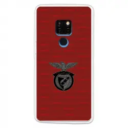 Funda Para Huawei Mate 20 Del Escudo Fondo Granate - Licencia Oficial Benfica