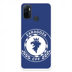 Funda Para Oppo A53 Licencia Oficial Zaragoza Cf Femenino Escudo Grande Fondo Azul